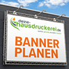 Banner und Planen online günstig drucken lassen bei www.deine-hausdruckerei.de